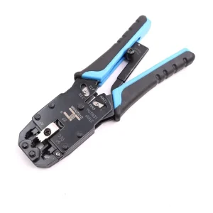Offset Crimping Tool For RJ12 RJ11 6P6C Plugs Connectors with Left Latch Compatible with Vex IQ Robotics