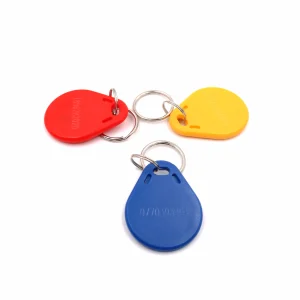 IC 13.56mHZ F1108 Chip PVC Keyfob Tag Engraved code 8H10D UID ISO14443A Keychains