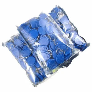 100PCS RFID 125KHz Writable Rewrite EM4305 Proximity Access control ID tag keyfobs