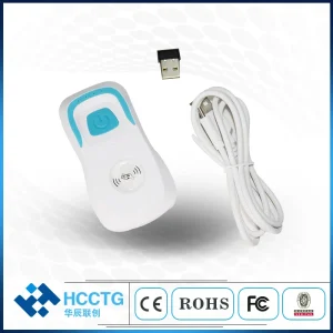 Mobile Bluetooth RFID Reader+Barcode Scanner With Bluetooth +2.4G Interface (HR58)